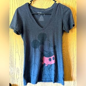 Disney’s Mickey Mouse Women’s V-Neck Graphic Tee